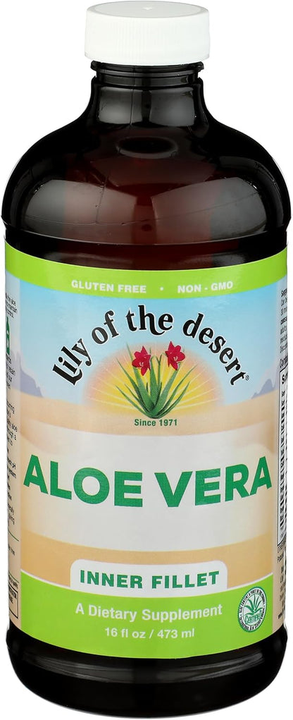 Lily of the Desert Organic Aloe Vera Juice – Inner Fillet, 16 fl oz