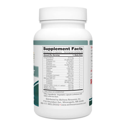 Digestive Helper with BioCore DPP IV, Multi Digestive Enzyme Supplement for Gluten Digestion and Breakdown of Fats, Casein, Proteins (100 Capsules, Vegetarian) Wellness Resources buy supplements Au