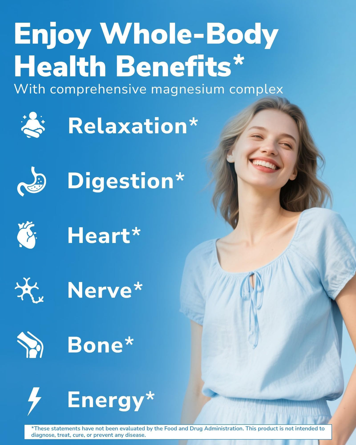 Vitalibre 12 in 1 Magnesium Complex Supplement 500mg | Max Absorption Chelated Magnesium Glycinate Citrate Malate & More for Bone, Nerve & Digestive Support | Non-GMO Vegan Capsules (120 Count) Vitalibre buy supplements Au