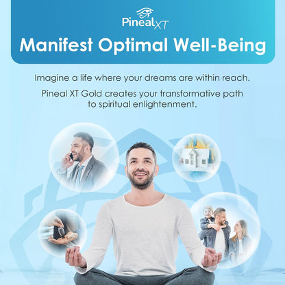 Pineal XT Gold + Pharaoh's Nectar - Pineal Gland Supplement Bundle – 24K Monoatomic Gold Ormus Drops, Pineal Gland Decalcification, Third Eye Awakening, Focus, Energy & Manifestation