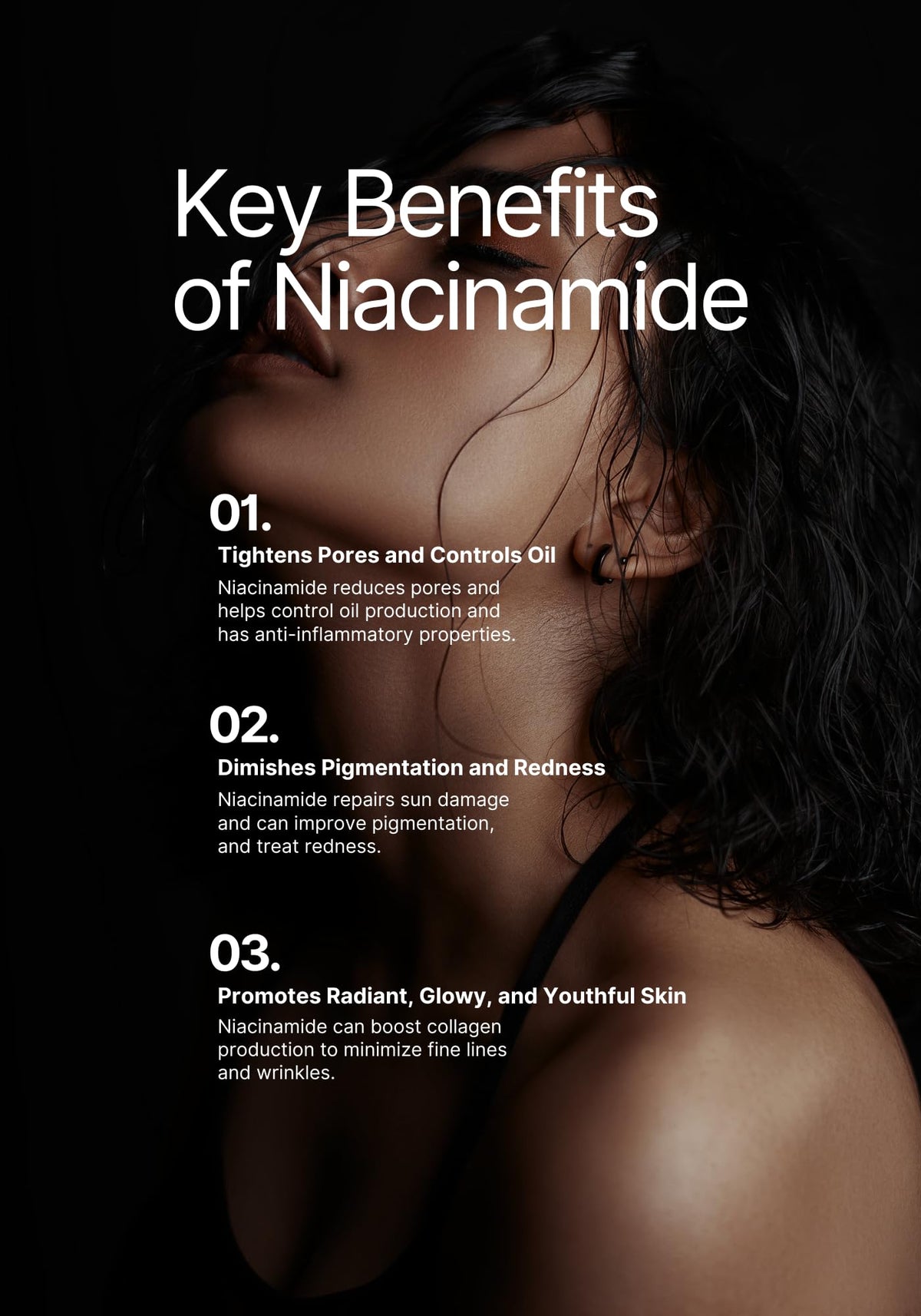 Mochi Glow 20% Niacinamide Serum for Face, High Potency Pore Tightening Skin Serum with Hyaluronic Acid & Glutathione, Anti-Aging Serum for Dark Spots & Fine Lines, Korean Skincare, 50ml/1.7fl.oz.