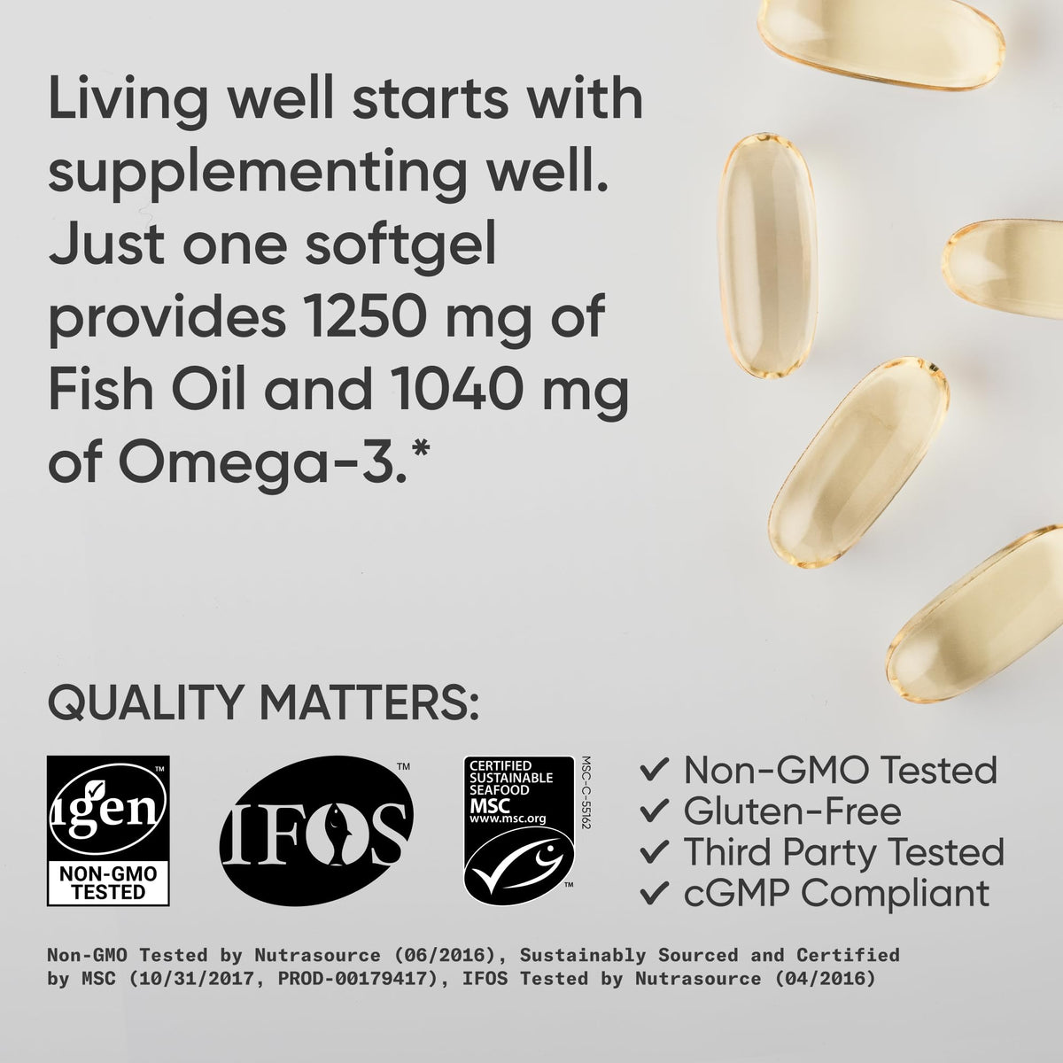 Sports Research® Omega-3 Fish Oil Bundle - Total Omega-3 2200mg (Krill, Salmon & Pollock) + Triple Strength Fish Oil 1250mg - High EPA & DHA Supplement Sports Research buy supplements Au