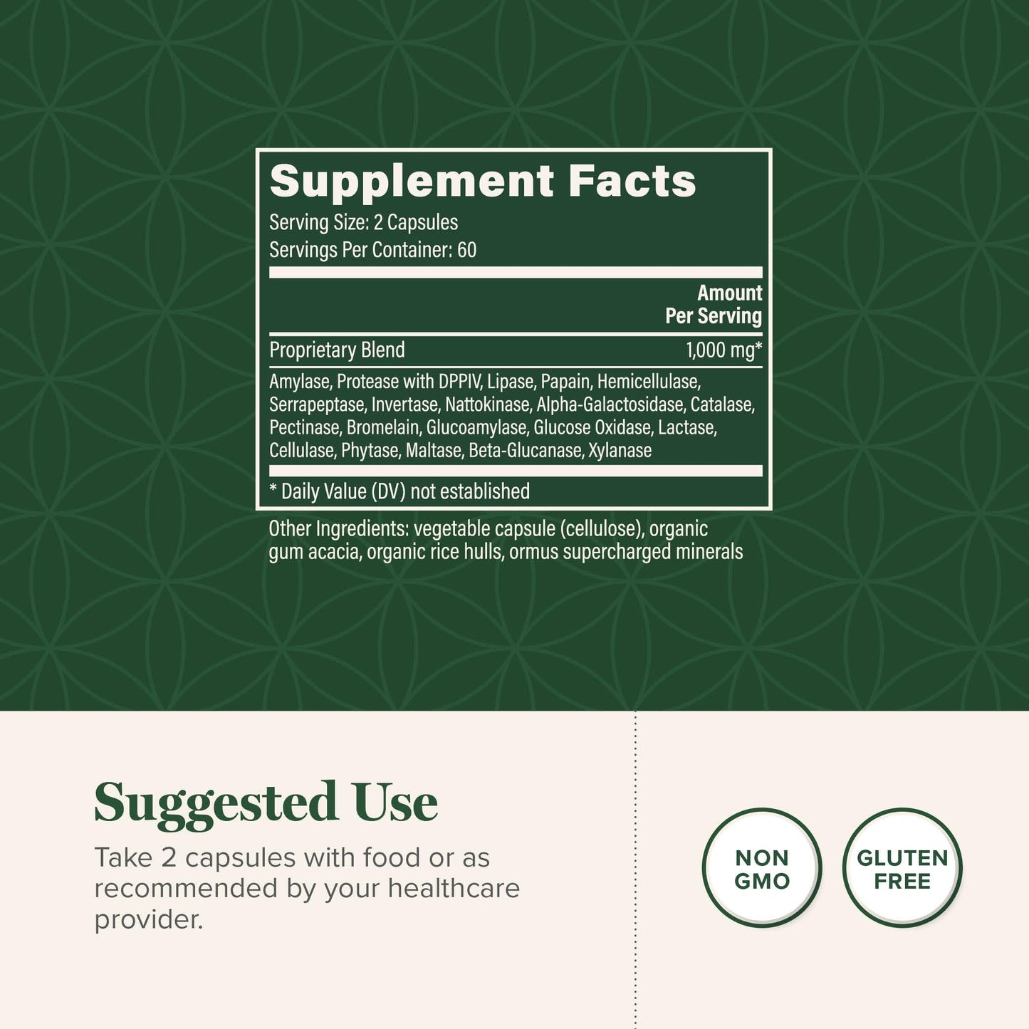 Global Healing - Ultimate Enzymes - Systemic & Digestive Enzymes Supplement for Healthy Digestion, Immune System Boost & Natural Gut Health, Digestive Enzyme for Women & Men, Lipase Global Healing Center buy supplements Au