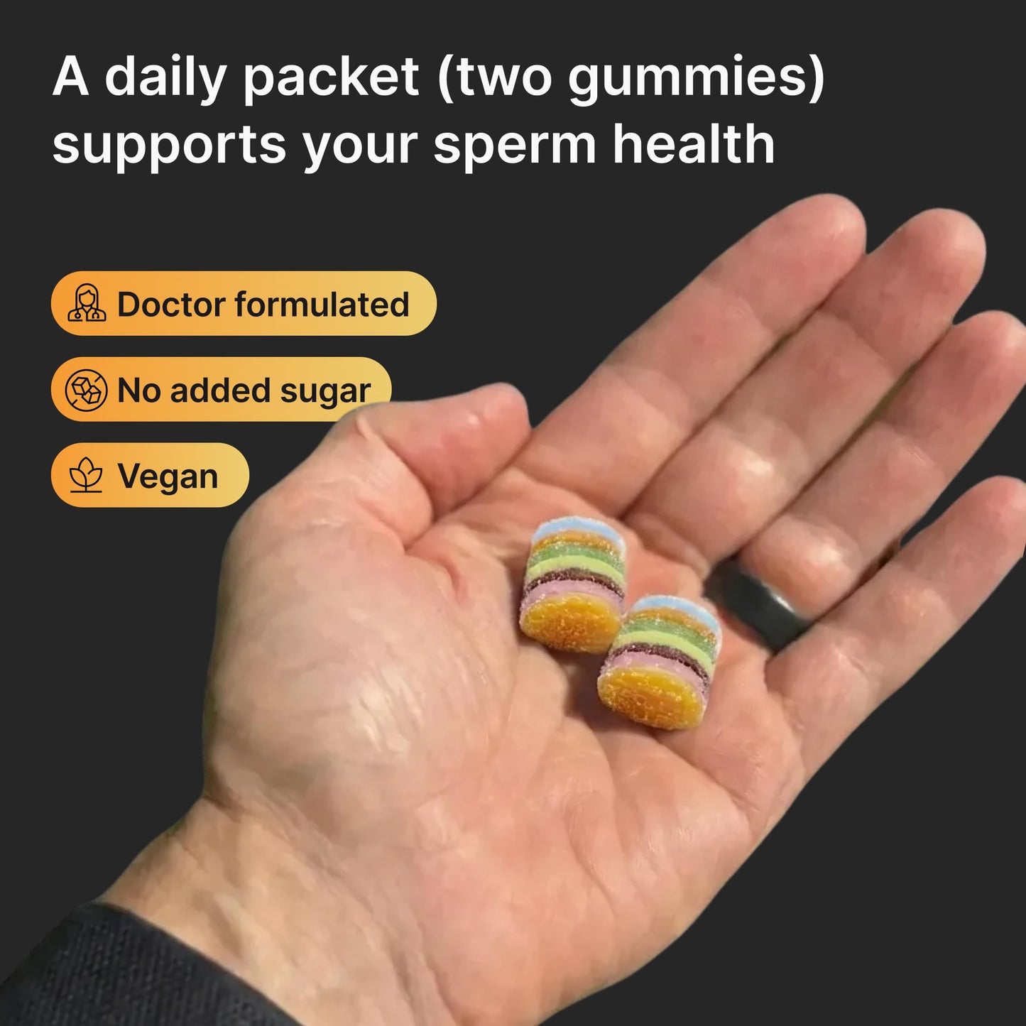Luminary Vitamins Create for Men | IVF-Doctor Formulated Male Fertility Gummies | 300 mg CoQ10, 900 mg L-Carnitine, 10 mg Lycopene | Supports Sperm Health | Vegan & No Added Sugar (28 Day Supply) Luminary Vitamins buy supplements Au