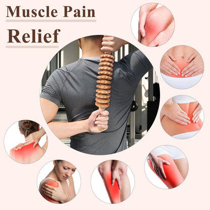 Dukucr 3Pcs Wood Therapy Massage Tools Lymphatic Drainage Massager Wooden Massager Body Sculpting Tools for Maderoterapia,Anti-Cellulite,Pain Relief(3-in-1 Massager) Dukucr buy supplements Au
