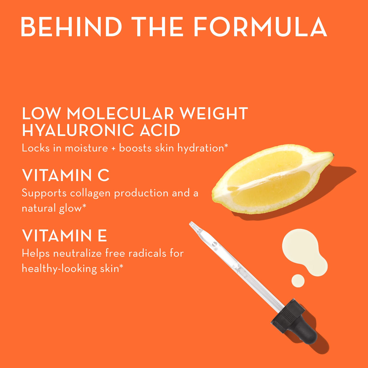 HUM Hyaluronic Glow Hydrating Skin Care Supplement, with Low Molecular Hyaluronic Acid, Vitamin C from Amla Fruit, and Vitamin E, Antioxidant Support for Skin Hydration, Tangerine, 60 Vegan Gummies HUM buy supplements Au