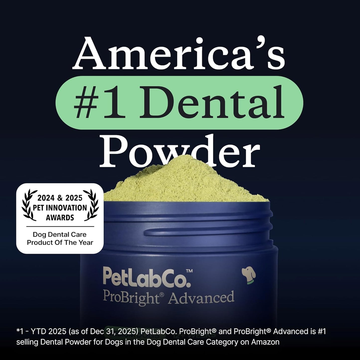 PetLab Co. – Gut & Breath Bundle: Dental Powder for Fresh Breath in 1 Scoop. for Small Dogs & Salmon Dog Probiotics to Support a Healthy Gut - Easy to Use – Innovative Formulas