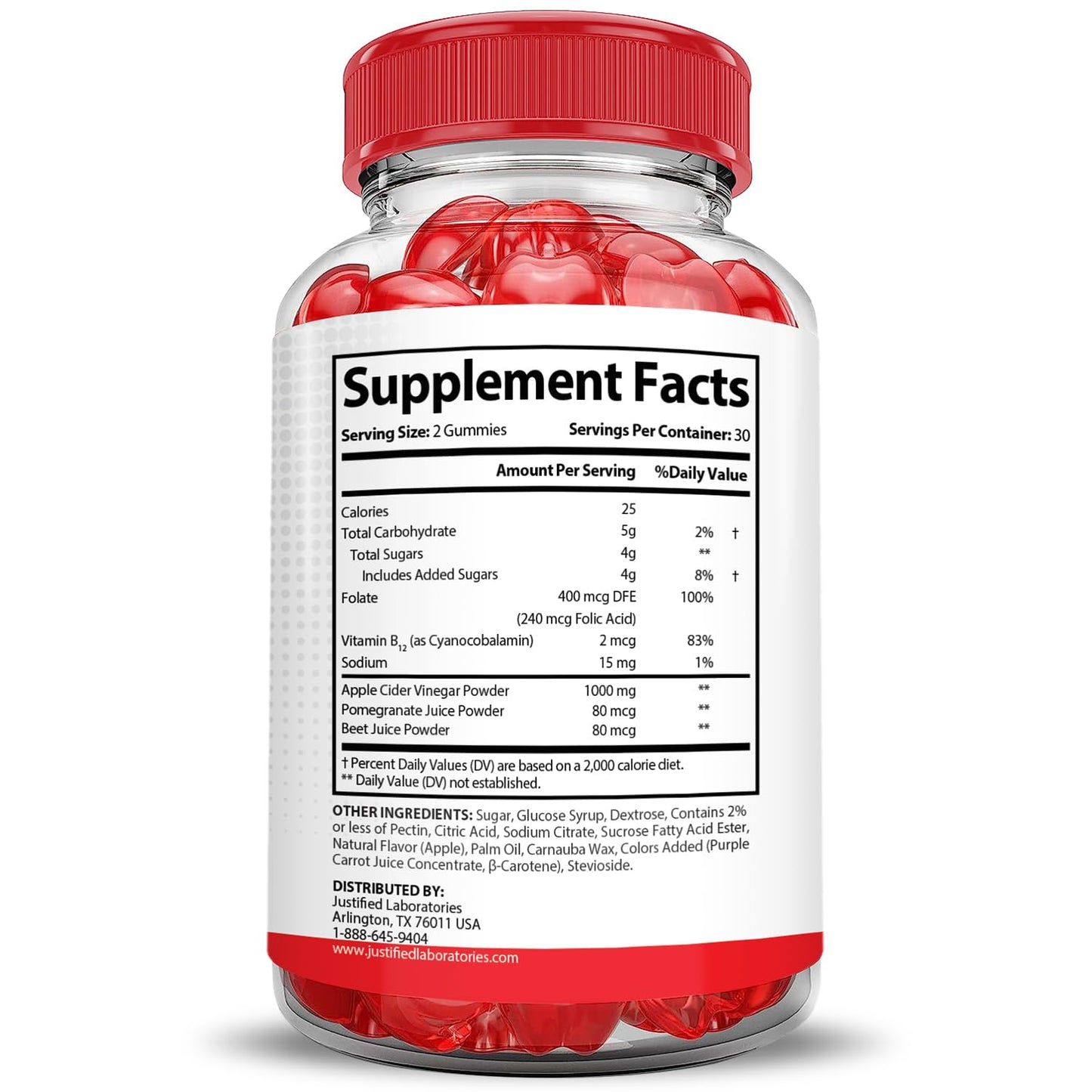 Justified Laboratories Vital Pump XL Performance Gummies 1000MG Advanced Formula Vital PumpXL Formulated with Beet Juice ACV Pomegranate Beet Powder B12 Vegan Non GMO 60 Gummys Justified LaboratoriesBuy Supplements Australia