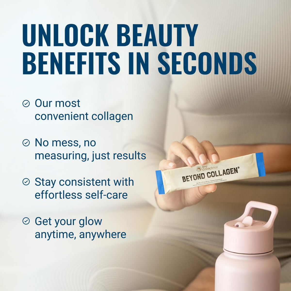 Live Conscious Beyond Collagen Multi Collagen Powder for Women w/Types I, II, III, V & X - Keto Friendly, Hydrolyzed Collagen Peptides Powder Blend w/Biotin & Vitamin C 41 Servings Live Conscious buy supplements Au