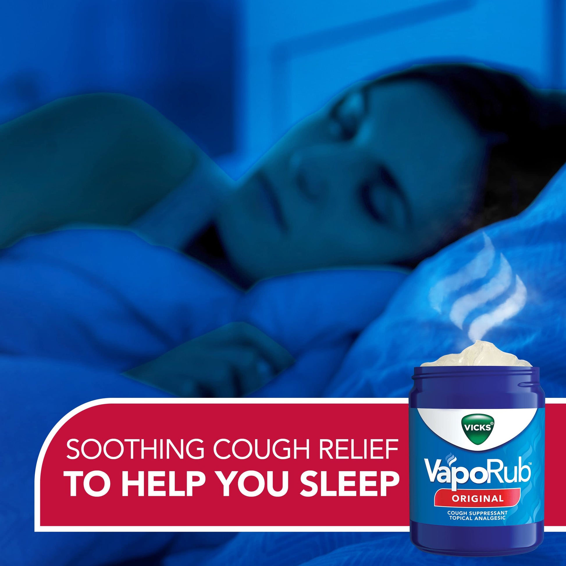 Vicks VapoRub, Original, Cough Suppressant, Topical Chest Rub & Analgesic Ointment, Medicated Vicks Vapors, Relief from Cough Due to Cold, Aches & Pains, 1.76oz Vicks buy supplements Au
