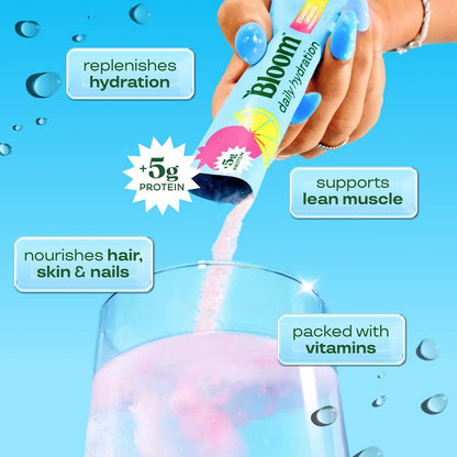Bloom Energy Sticks Shirley Temple and Hydration Sticks Strawberry Lemonade Bundle