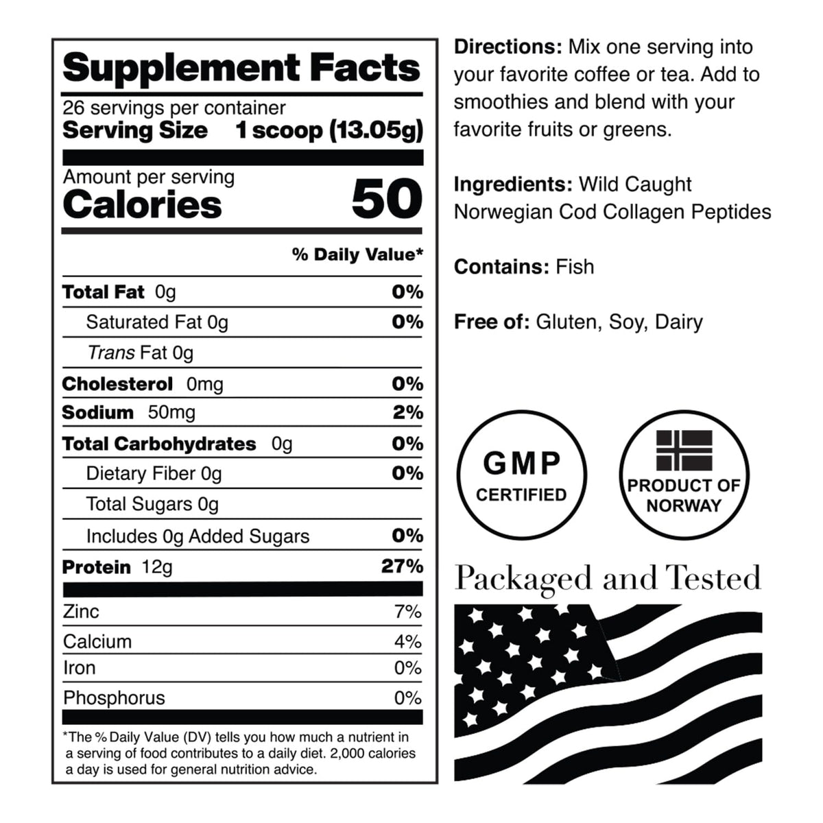 Norcal Marine Collagen - 12oz Marine Collagen Peptides Powder | High Protein, Zero Fat/Sugar/Carb | Skin, Hair, Nail & Joint Health | Low Metals, US GMP Certified NorCal Organic buy supplements Au