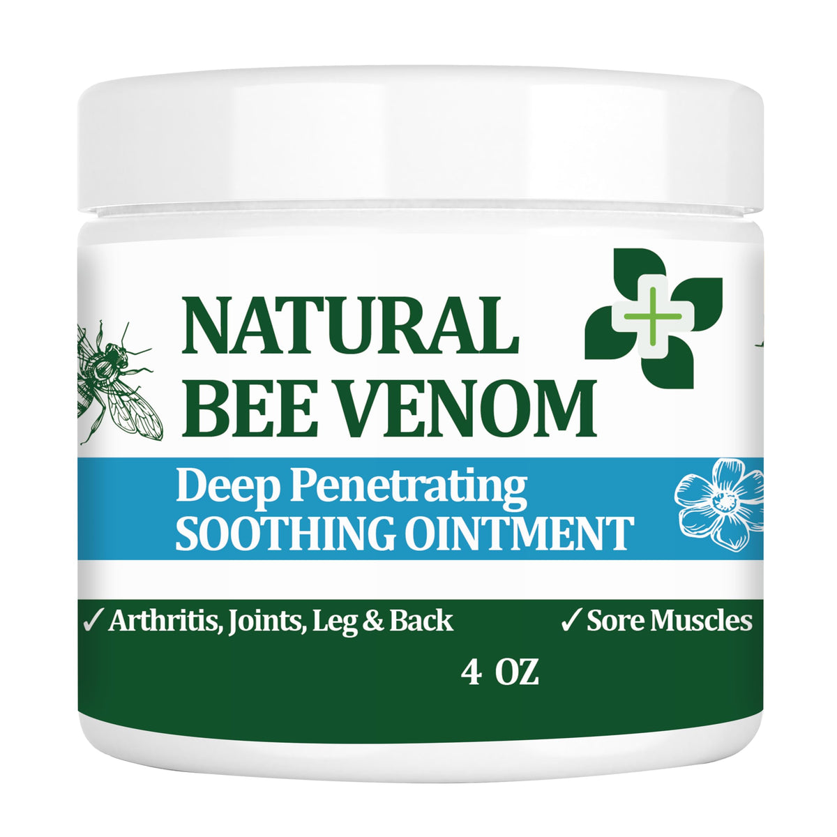 PIBIOOMAP Natural Bee Venom Joint & Muscle & Bone Release Oniment - Homeopathic Remedy - Fast Acting Release for Back, Neck, Hand, Feet, Knee, Muscle, Shoulder, Nerve, Ankle, Foot PIBIOOMAPBuy Supplements Australia