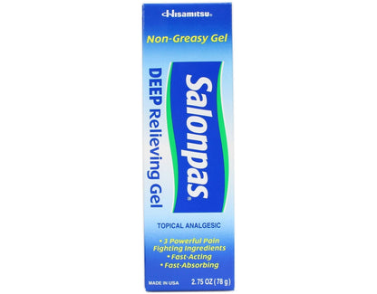 Salonpas Deep Relieving Gel - 2.75 oz, Pack of 2 SalonpasBuy Supplements Australia