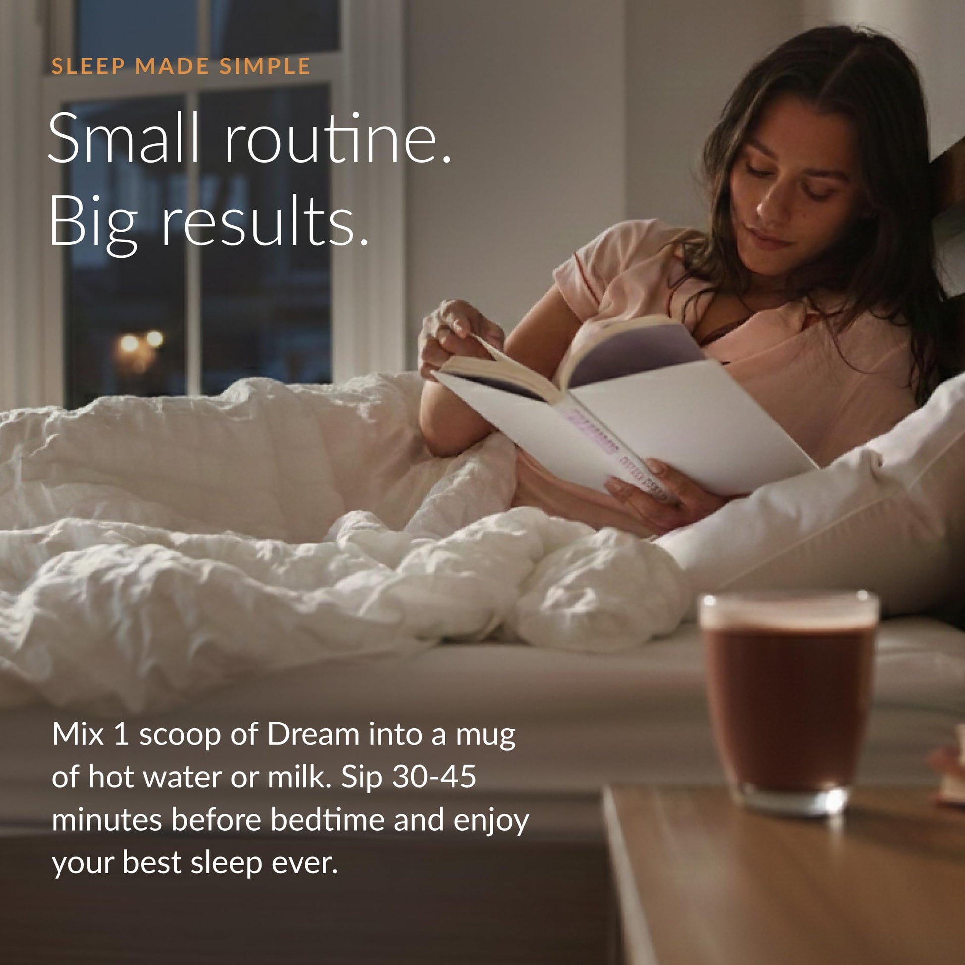 Beam Dream Sleep Powder – Sleep Aid for Adults with Melatonin, Magnesium, L-Theanine, Reishi Mushroom & Apigenin Sleep Supplement, Sleepy Cocoa Bedtime Drink Mix, Sea Salt Caramel Flavor, 30 Servings Beam buy supplements Au