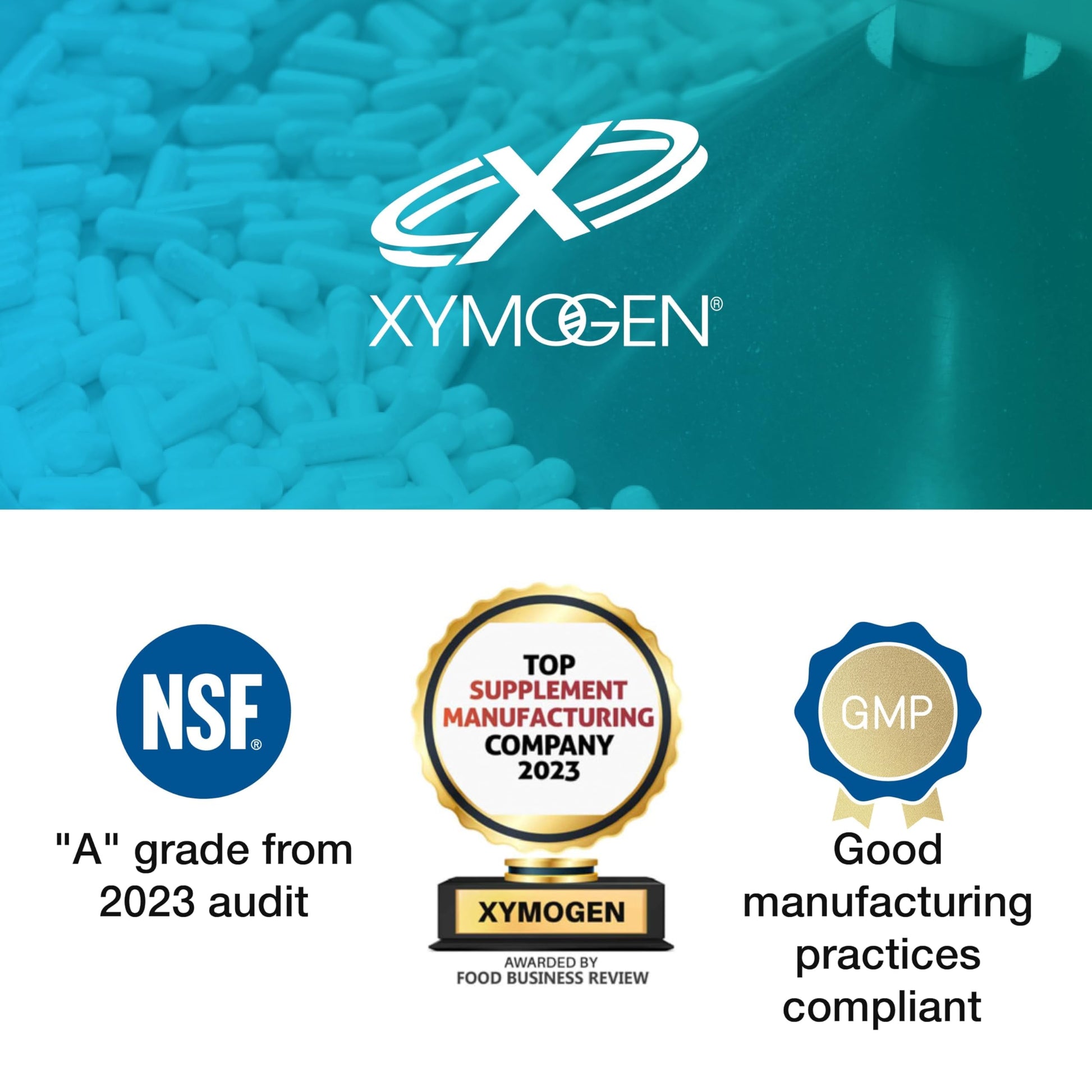 XYMOGEN Probio Defense - Daily Probiotic Blend for GI Balance Support - Immune & Gut Health Aid - 10 Billion CFU - Lactobacillus Rhamnosus, Zinc & Selenium - Gluten-Free & Non-GMO - 84 Capsules XYMOGENBuy Supplements Australia