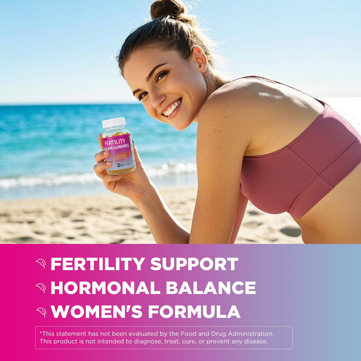 Fertility Gummies for Women to Get Pregnant Fast, Folic Acid Conception Gummies to Boost Fertility for Her, 60 Count Fertility Vitamin Gummy Support Hormone Balance, Ovulation & Period Cycle AromlifeBuy Supplements Australia