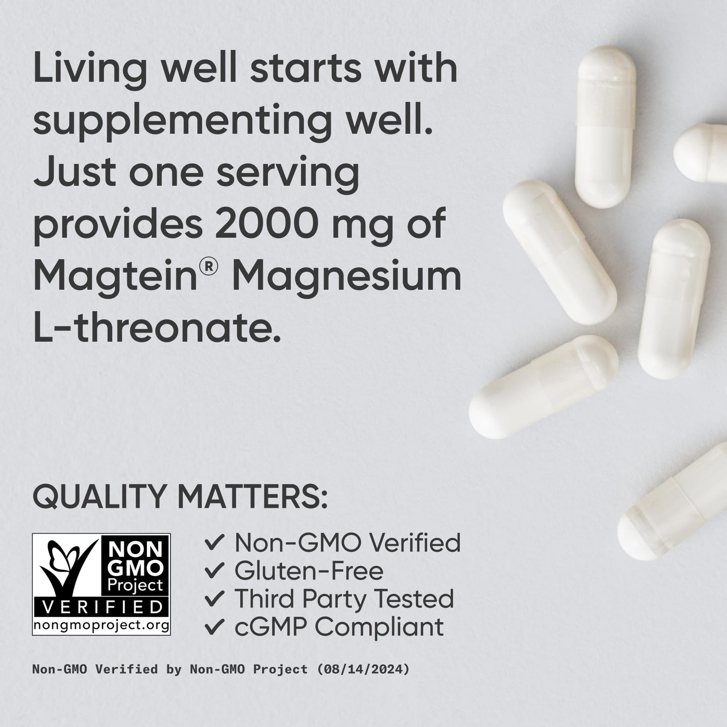 Sports Research® Magnesium L-Threonate Capsules 2000mg - High-Absorption Magtein® for Enhanced Brain Health, Memory, Focus & Restful Sleep Support - Vegan · Non-GMO · Gluten Free - 90 Count Sports Research buy supplements Au
