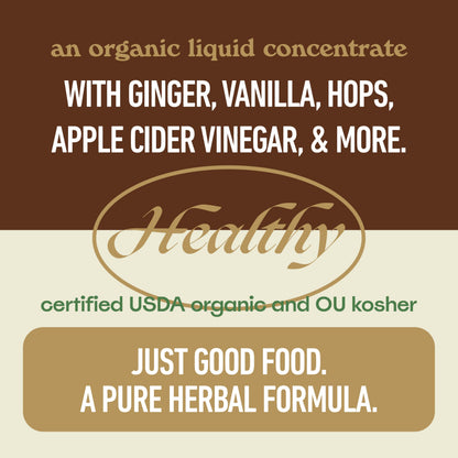 Acid Reflux Relief Liquid 16oz - Organic Heartburn Support Formula, Natural GERD Aid with Aloe Ginger Garlic Vanilla, Fast Absorbing Amish Remedy, Certified Organic Kosher Made in USA Supplement Complete Natural Products buy supplements Au