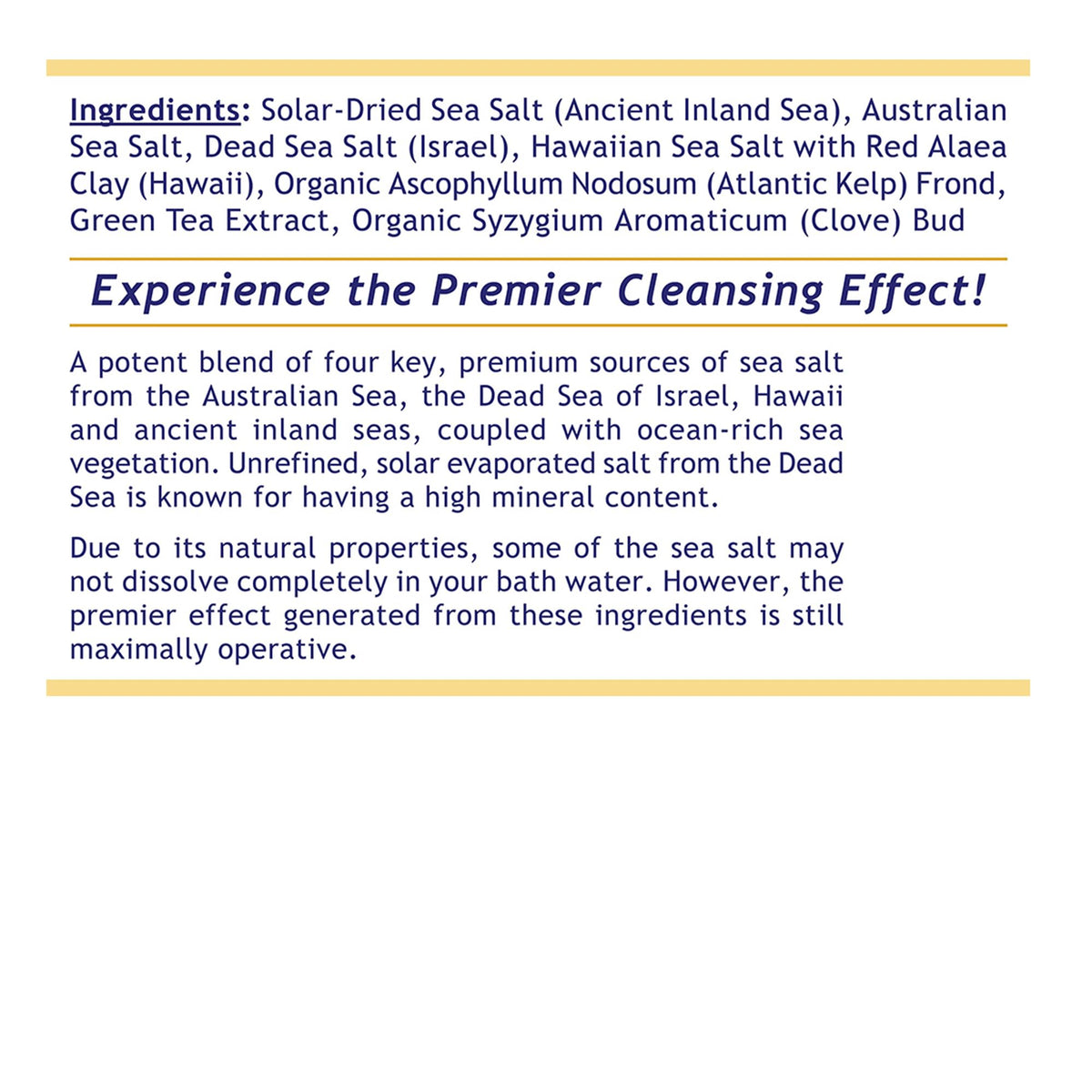 Premier Research Labs Medi-Soak - Bath Salts for Foot and Body Soak, Sea Salt Bath for Women and Men, Relaxing Mineral Bath Soak, Gentle Exfoliant, Organic, Vegan, No Added Fillers - 2 Lb Premier Research LabsBuy Supplements Australia