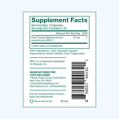 Love Wellness Hello Burn Activate | Support Visceral Fat Burn with HT BPL1 Postbiotic | Supports Healthy Waist Circumference, Longevity and Metabolic Wellness | 30 Count Love Wellness buy supplements Au