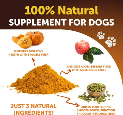 No Poo Chews for Dogs - Coprophagia Stool Eating Deterrent - Stop Eating Poop Treats with Probiotics, Digestive Enzymes, Pumpkin - Prevent Dog, Puppy from Eating Poop - Gut Health Support Supplement