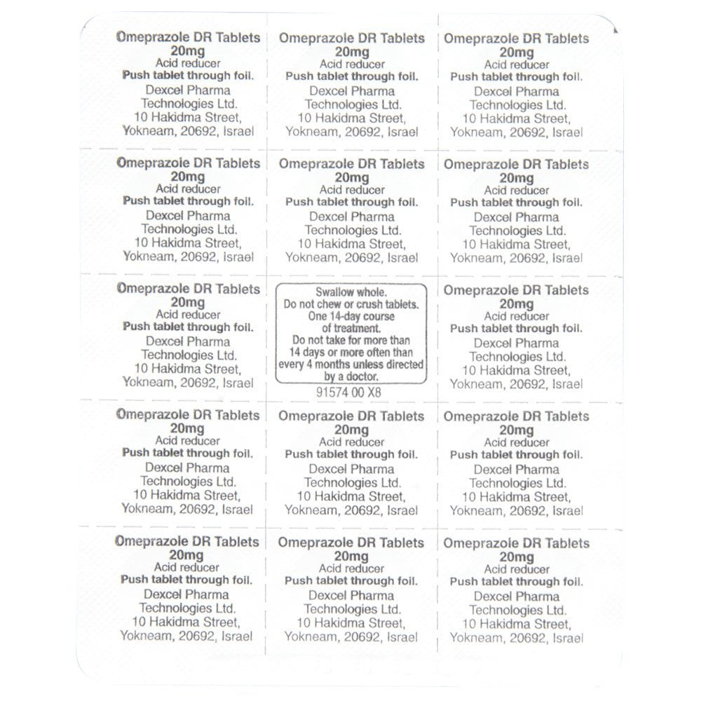 GoodSense Omeprazole Delayed Release Tablets, 20 mg, Acid Reducer for Heartburn, 42 Count GoodSense buy supplements Au