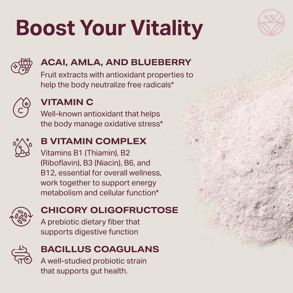 Proper, The Purples Nutrient-Dense Superfood Powder - Antioxidant Supplement and Cellular Support – Acai, Amla, Blueberry, Vitamin C, B Vitamins & More - Enhanced with Prebiotic Fiber & Probiotics ProperBuy Supplements Australia