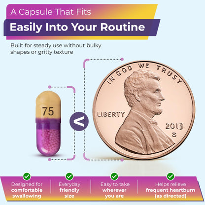 TIME-Cap Labs 42 Capsules Esomeprazole Magnesium 20mg Delayed Release - Acid Reducer & Frequent Heartburn Relief for Adults, Helps with Acid Reflux & Heartburn TIME-CAP LABS, INC. buy supplements Au