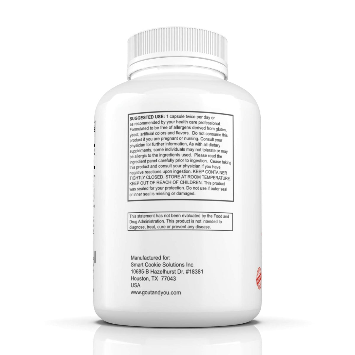 Gout and You Tart Cherry Extract | 3000 mg Per Serving | 90 Vegetarian Capsules | Gluten-Free Gout and YouBuy Supplements Australia
