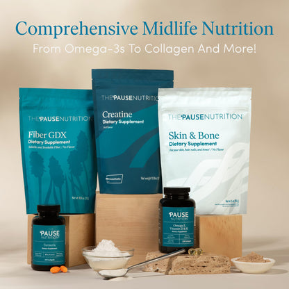 The 'Pause Life Skin & Bone, Verisol & Fortibone Collagen Peptides, Powder Formula with Hyaluronic Acid and Vitamin C, Gluten Free Supplement, Skin, Nails & Hair Support, Unflavored, Easy to Mix 12 OZ The 'Pause Life buy supplements Au