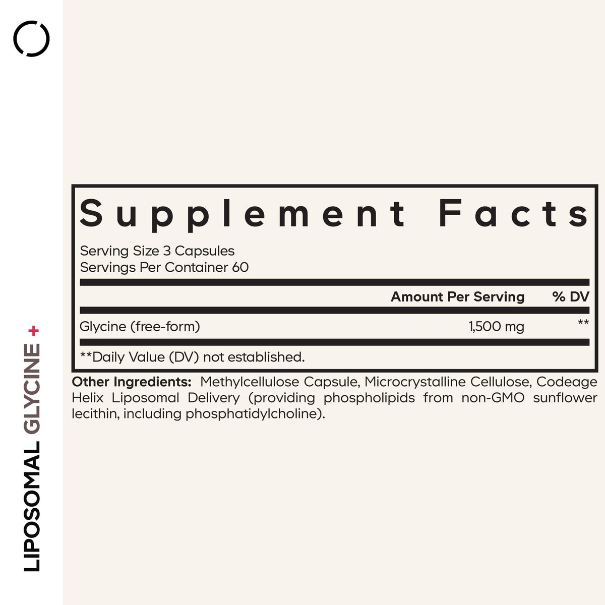 Codeage Liposomal Glycine+ Supplement - Free-Form Glycine 1,500 mg with Liposomal Delivery - 2-Month Supply - Amino Acid Capsules - Protein Support - Glycine Vitamins - 180 Capsules CodeageBuy Supplements Australia