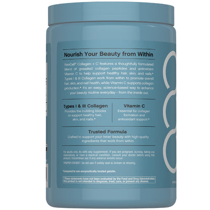 NeoCell Collagen Peptides Pills | 400 Caplets | Grass Fed | with Vitamin C | Superior Absorption Formula | for Women and Men NeoCell buy supplements Au