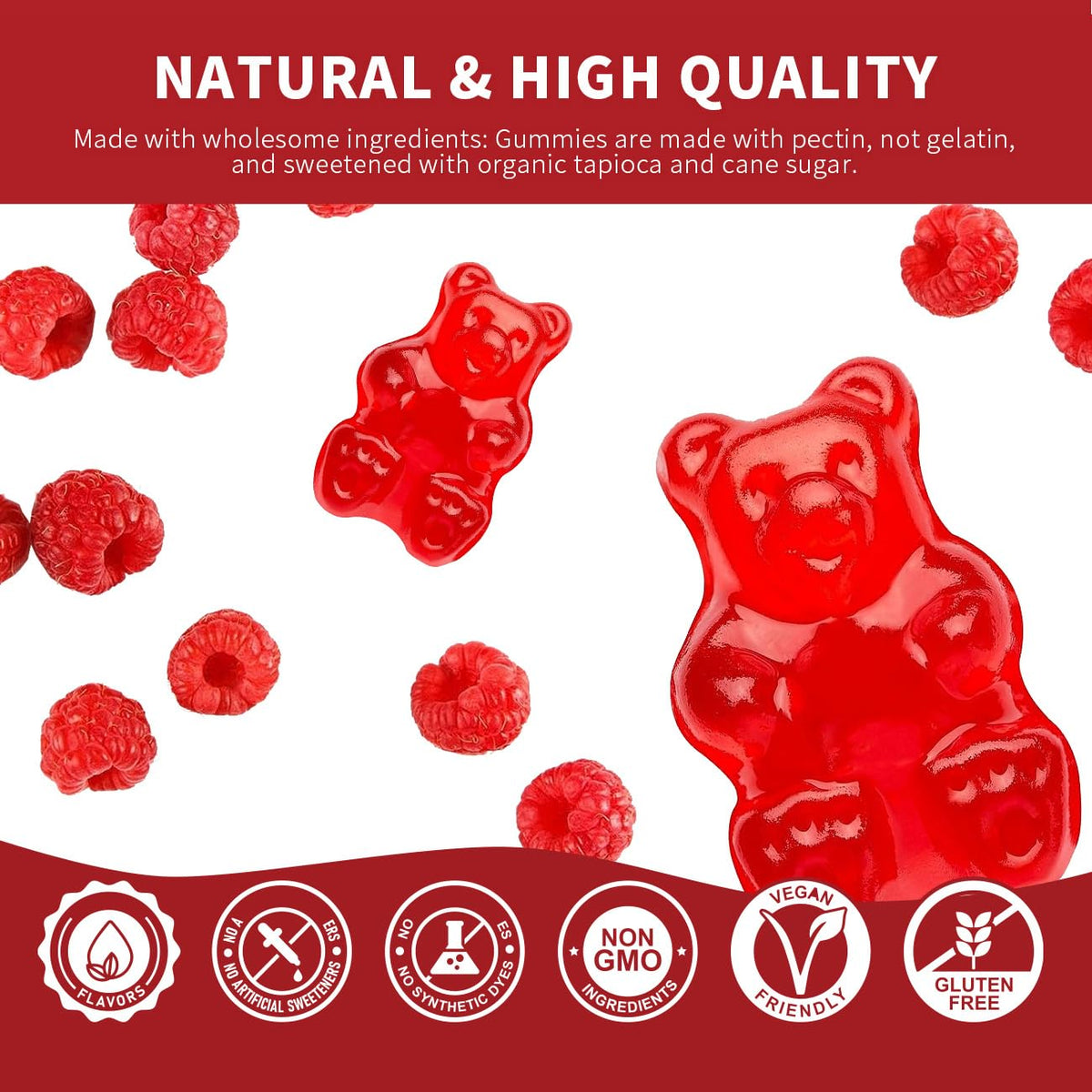 Cofure Triple Magnesium Complex 900 mg, Magnesium Glycinate, Citrate, Malate with Potassium, Calcium, Vitamin B6 for Calm & Sleep - Vegan, Non-GMO, Gluten Free - 120 Raspberry Gummies for Adults Cofure buy supplements Au