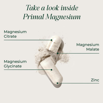 Primal Harvest Magnesium Supplement Complex 310mg by Primal Harvest with Magnesium Glycinate, Citrate, Malate, and Zinc 2 Pack, 240 Capsules Primal Harvest buy supplements Au