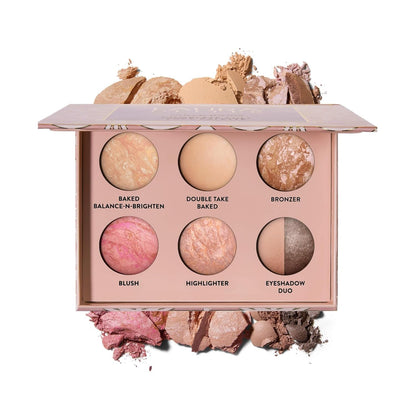 LAURA GELLER Baked Icons Complete Full Face Palette, Light | All-in-One Makeup Palette with Baked Foundations, Blush, Bronzer, Highlighter, Eyeshadows | Coverage for Mature Skin | Travel-Friendly LAURA GELLER NEW YORK buy supplements Au