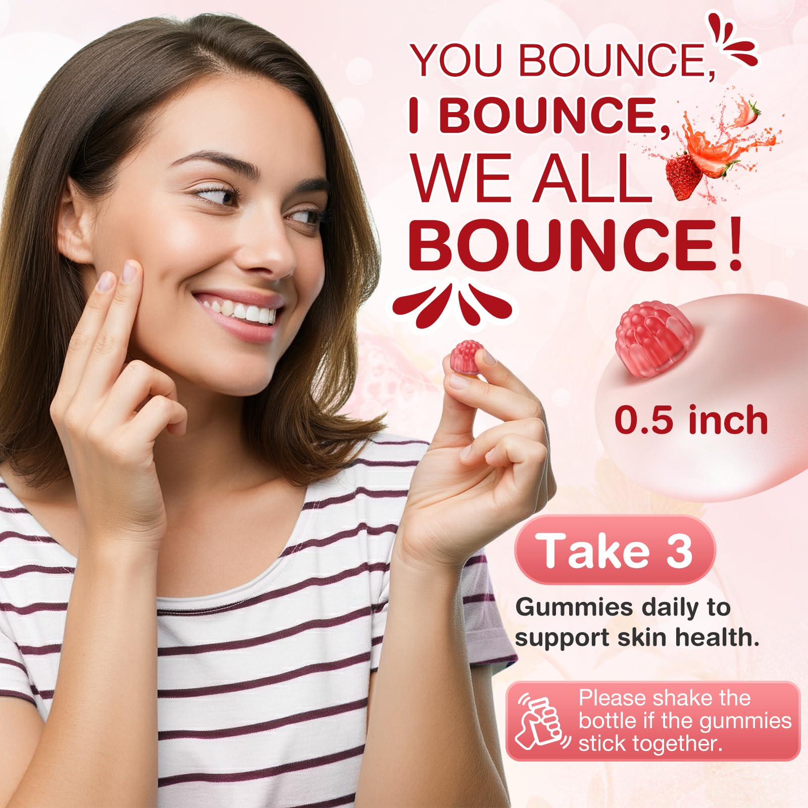 Collagen Gummies-Collagen for Women Men with 1500 mg Collagen Peptides Type I,II,III,V,X, 1000mg NAD, 15000 mcg Biotin, Daily Collagen Supplement Protein Gummies for Hair Skin Nails, Sugar Free HealthSender buy supplements Au