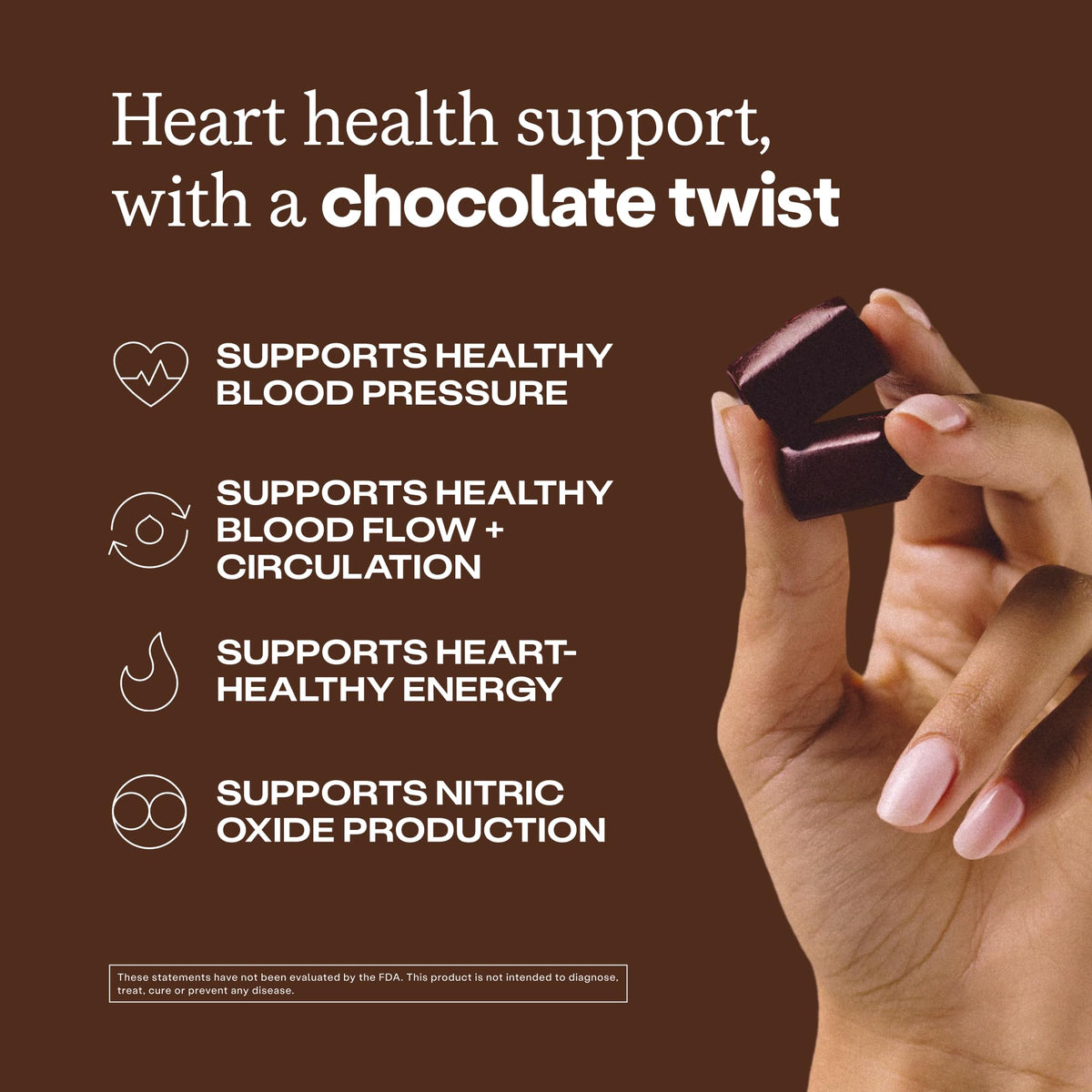 HumanN SuperBeets Heart Chews, Beet Root Powder Support Energy Supplement, Nitric Oxide and Blood Pressure Support, Grape Seed Extract & Non-GMO, Heart Health, Pomegranate Berry Flavor, 60 Count