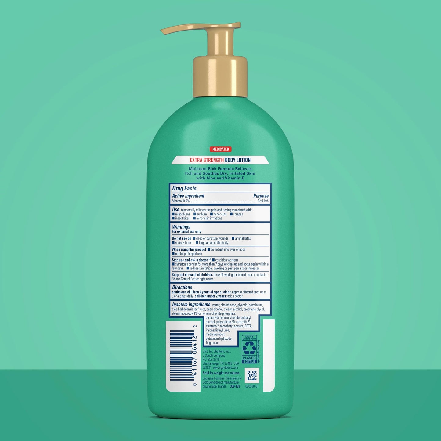 Gold Bond Medicated Extra Strength Body Lotion, Moisturizes, Relieves & Soothes, 14 oz Lotion