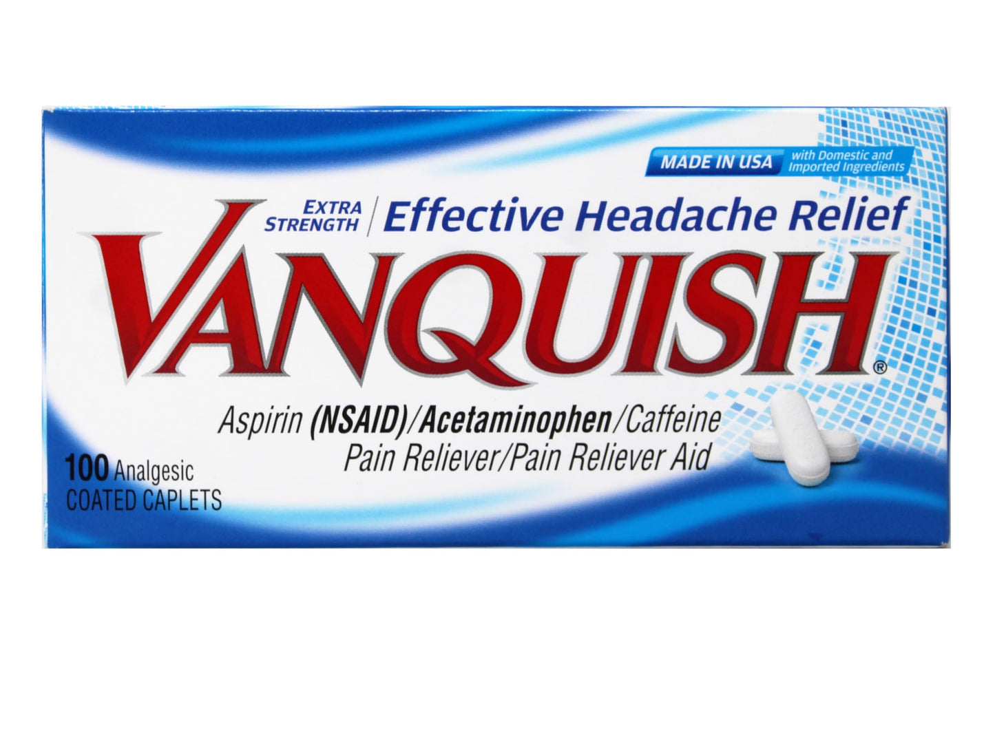 Vanquish Pain Reliever, 100 Count (Pack of 2) VanquishBuy Supplements Australia