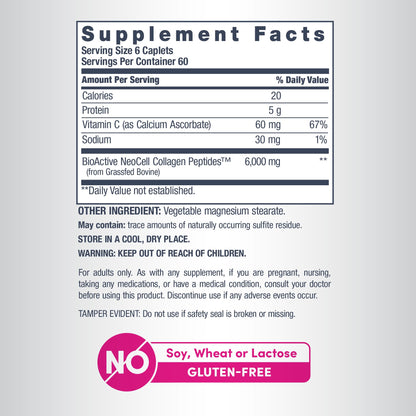 NeoCell Collagen Peptides Pills | 360 Caplets | with Vitamin C | Supplement for Women and Men NeoCell buy supplements Au