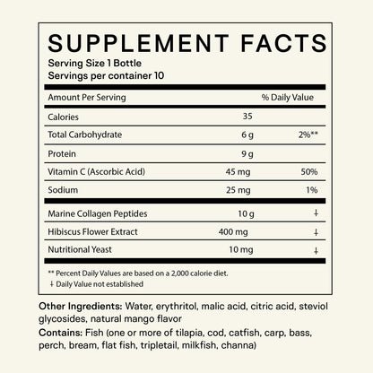 Happy Aging Marine Collagen Peptides Glow Shot 10,000mg - Liquid Collagen for Women with Liposomal Delivery - Promotes Skin Hydration, Elasticity & Radiance - Supports Hair & Nails, 10 Shots Happy Aging buy supplements Au