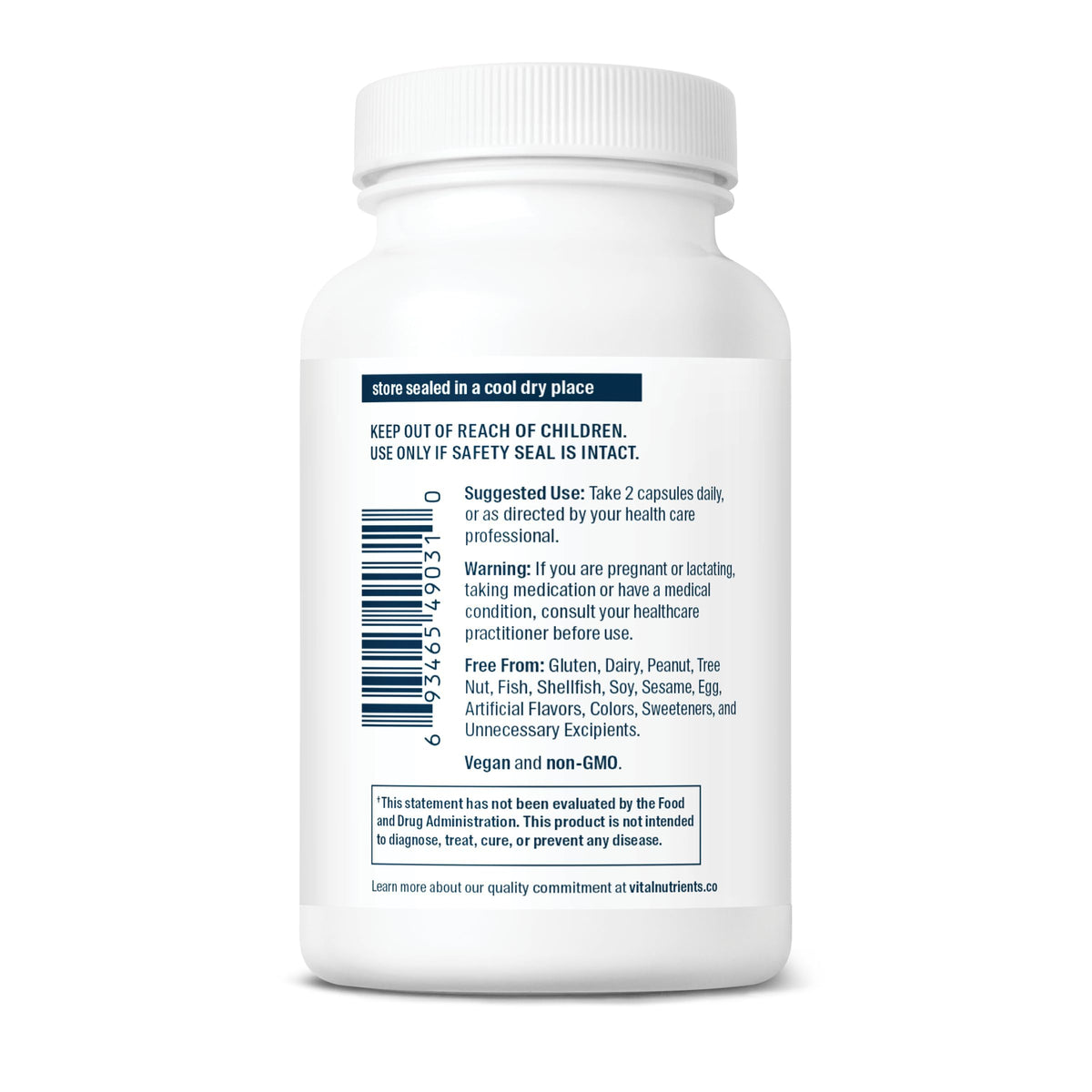 Vital Nutrients Cortisol Balance | Vegan Adrenal Support Supplements | Cortisol Manager Supports Energy & Stress Levels | Ashwagandha & Magnesium for Relaxation | Gluten, Dairy, Soy Free | 90 Capsules Vital Nutrients buy supplements Au