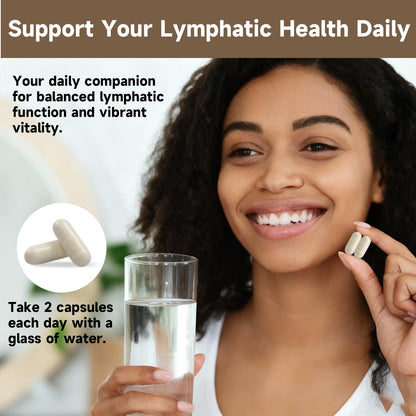SpenHerb Lymphatic Drainage Capsules Supplements, 8-in-1 Herbal Lymphatic Blend Support Circulation and Natural Fluid Balance, Non-GMO Pure,60 Capsules/1 Pack SpenHerb buy supplements Au