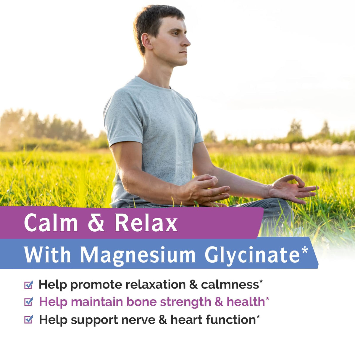 Innate Vitality Magnesium Glycinate 400mg, Non Buffered & High Absorption Magnesium Supplement for Sleep, Relaxation, Heart & Bone Health for Men & Women, Non-GMO, No Gluten, 240 Vegan Capsules Innate VitalityBuy Supplements Australia