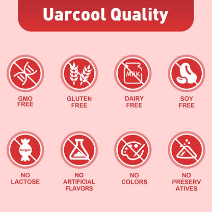 Uarcool Fisetin Supplement 2000mg for Healthy Aging and Longevity, Skin Health, Brain - Soy Free, Vegetarian - 60 Softgels UarcoolBuy Supplements Australia