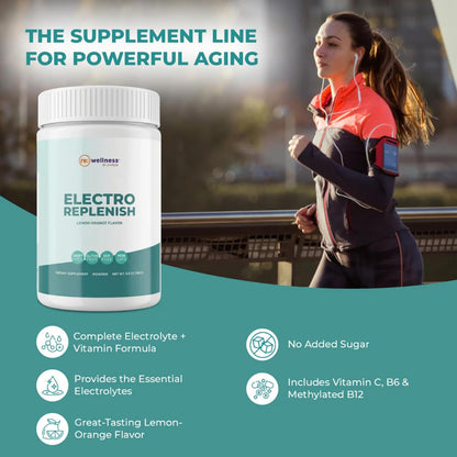 Reignite Wellness by JJ Virgin SHEatine Powder (Unflavored), ElectroReplenish, and Bone Broth All-in-One Shake (Chocolate)