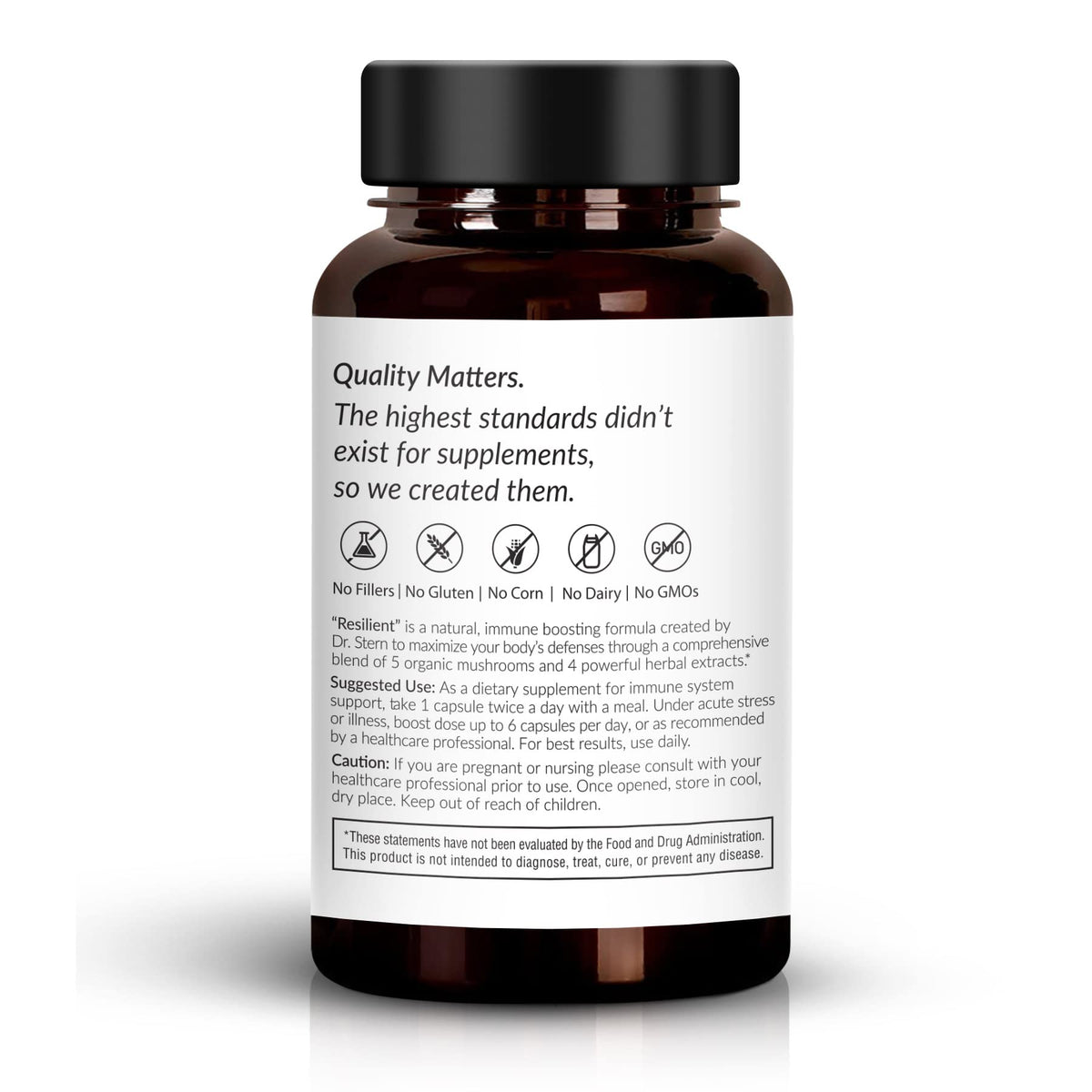 OMISSANDI-WELLNESS Resilient - Natural Immune System Support - Dr. Ian Stern Formulated - to boost your defenses - W/Organic Mushroom Blend, Echinacea, Astragalus & More - Vegan - Made in USA- 60 Caps Dr. Stern buy supplements Au