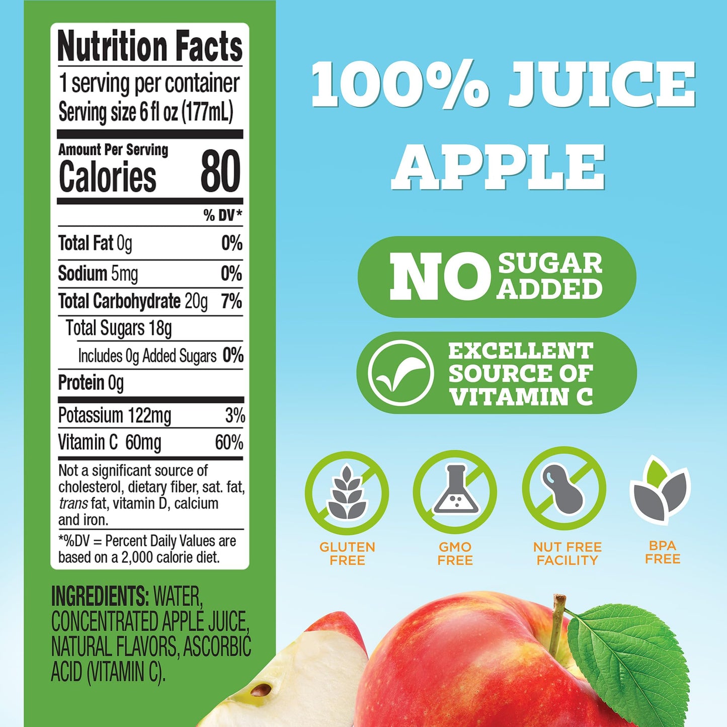 good2grow Apple Juice - 100% Juice Drinks for Kids, Fruit Juice No Sugar Added, 6 Fl Oz Juice Bottles with Spill-Proof PAW Patrol Character Tops (3 Pack) good2grow buy supplements Au