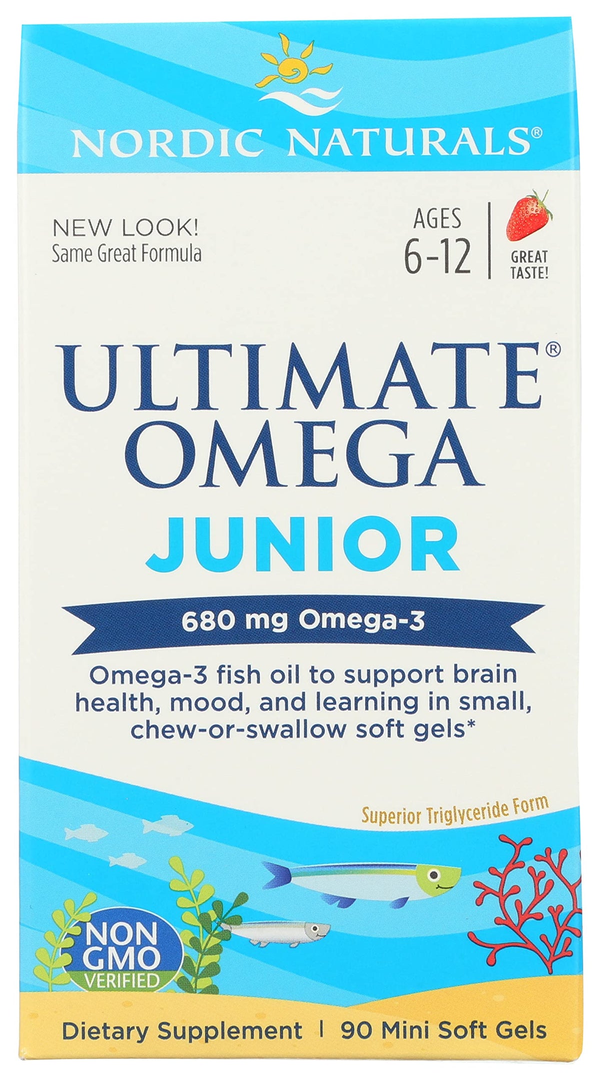 NORDIC NATURALS Junior Ultimate Omega Chewable Softgels, 680 Mg, 90 CT Nordic NaturalsBuy Supplements Australia
